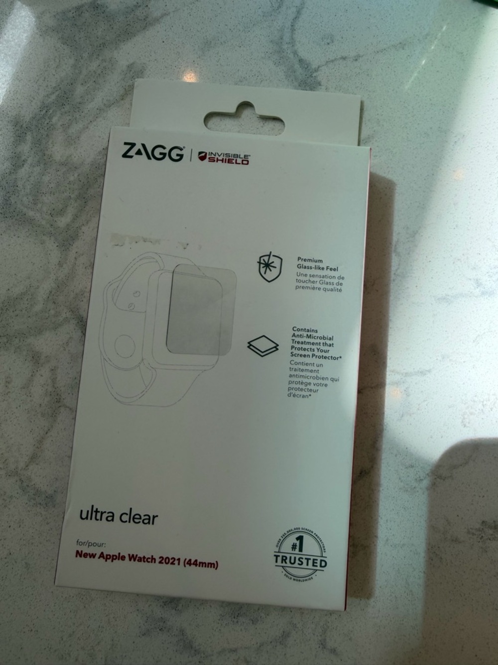 ZAGG InvisibleShield Ultra Clear Screen Protector for Apple Watch 44mm - Clear